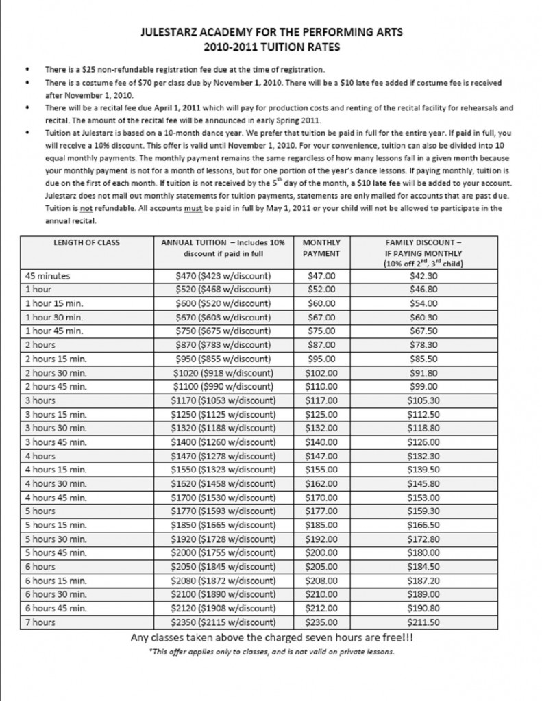 tuition 10-11
